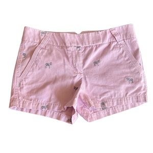 J Crew Pink Zebra Shorts